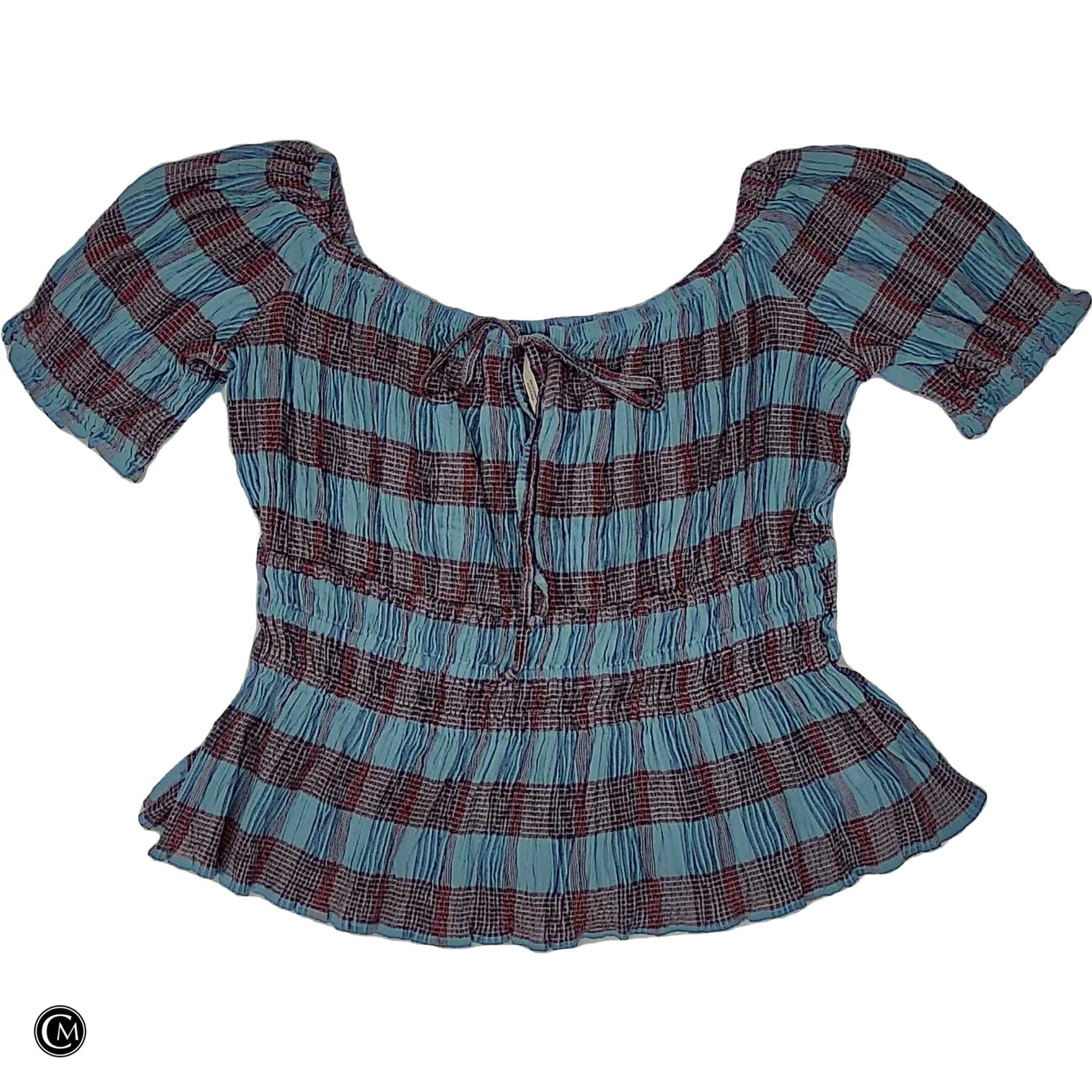 Top Ss By Free People In Blue & Red, Size: Xs image 1