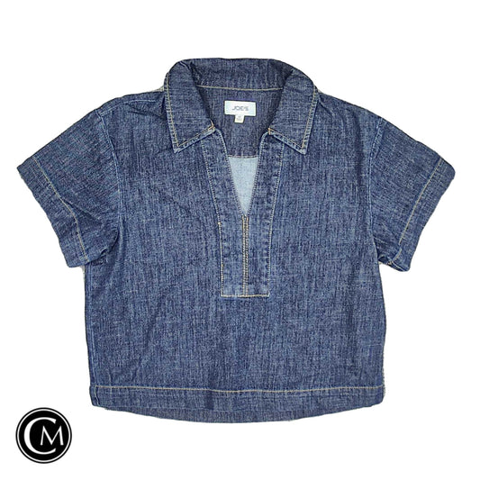 Top Ss By Joes Jeans In Blue Denim, Size: Xs