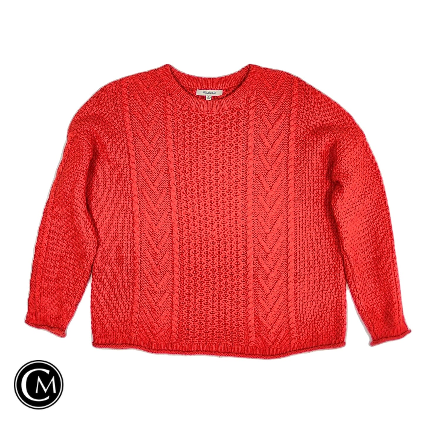 Sweater By Madewell In Orange, Size: L