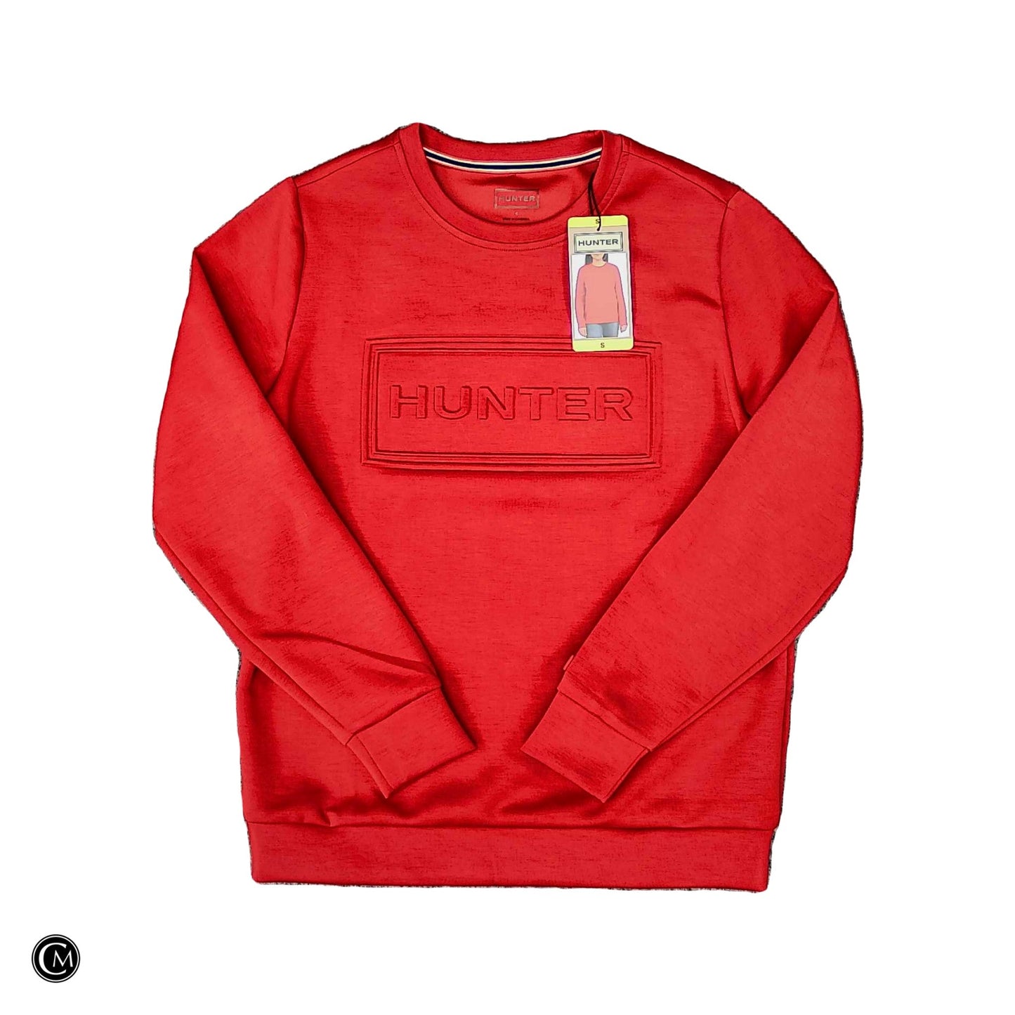 Sweatshirt Designer By Hunter In Red, Size: S