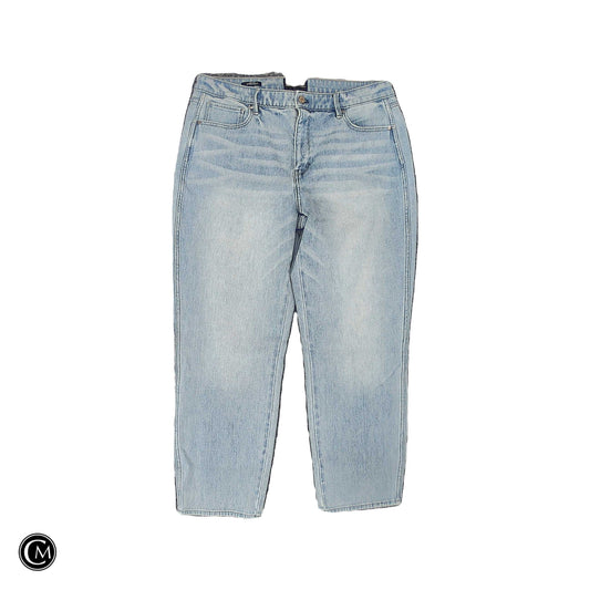 Jeans Straight By White House Black Market In Blue Denim, Size: 14