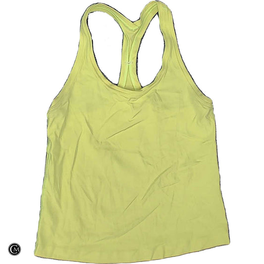 Athletic Tank Top By Lululemon In Yellow, Size: S