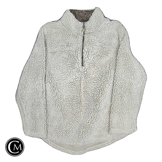 Jacket Faux Fur & Sherpa By Green Tea In Beige, Size: Xxl