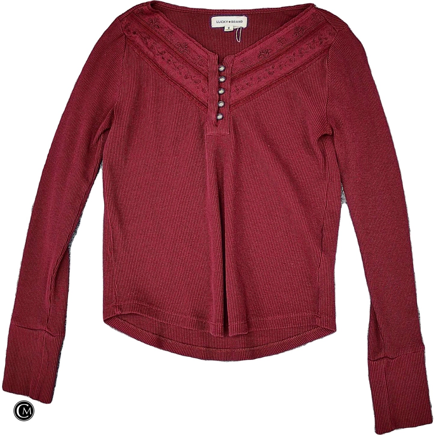 Top Ls By Lucky Brand In Red, Size: M
