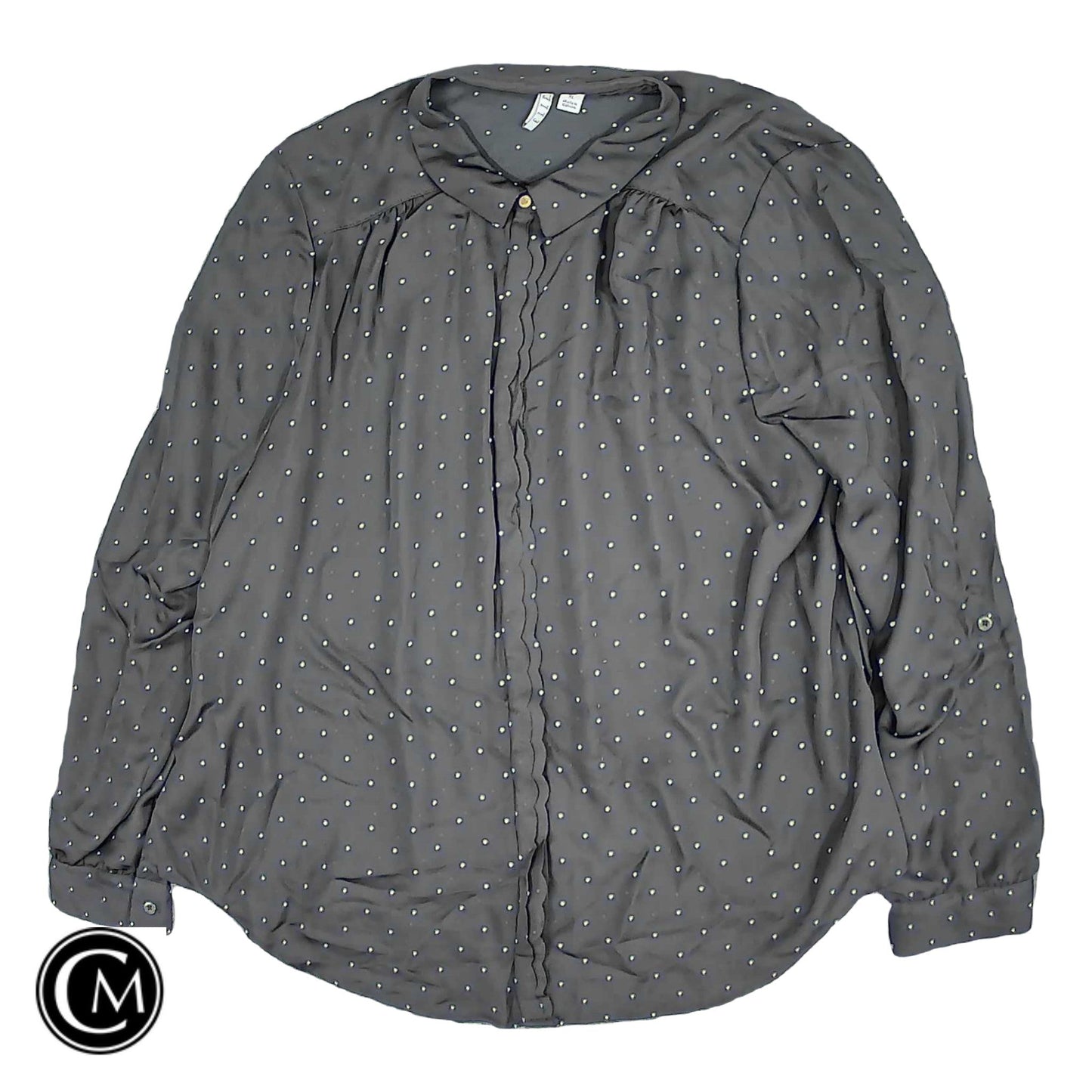 Top Ls By Elle In Polkadot Pattern, Size: Xl