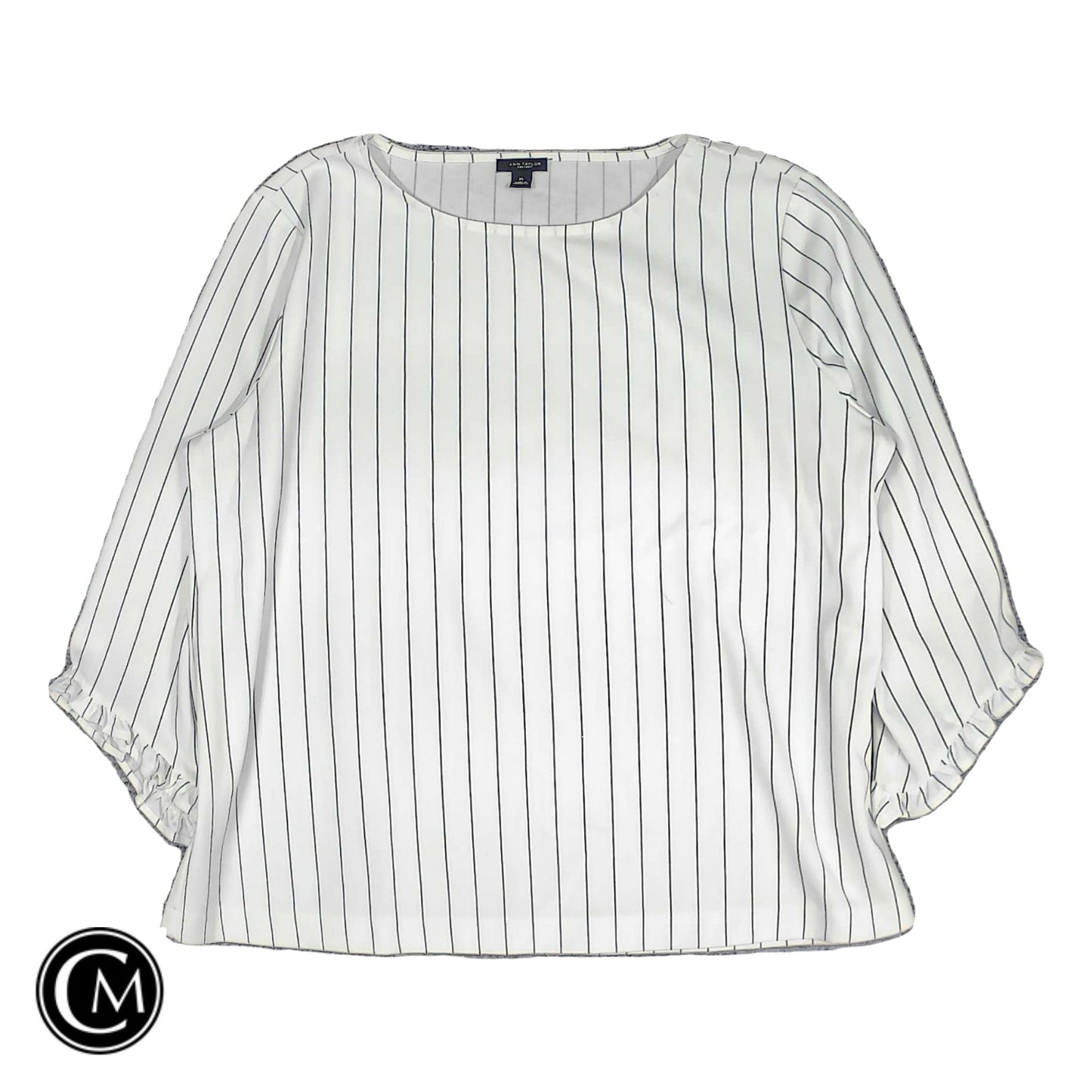 Top Ls By Ann Taylor In White, Size: Xl