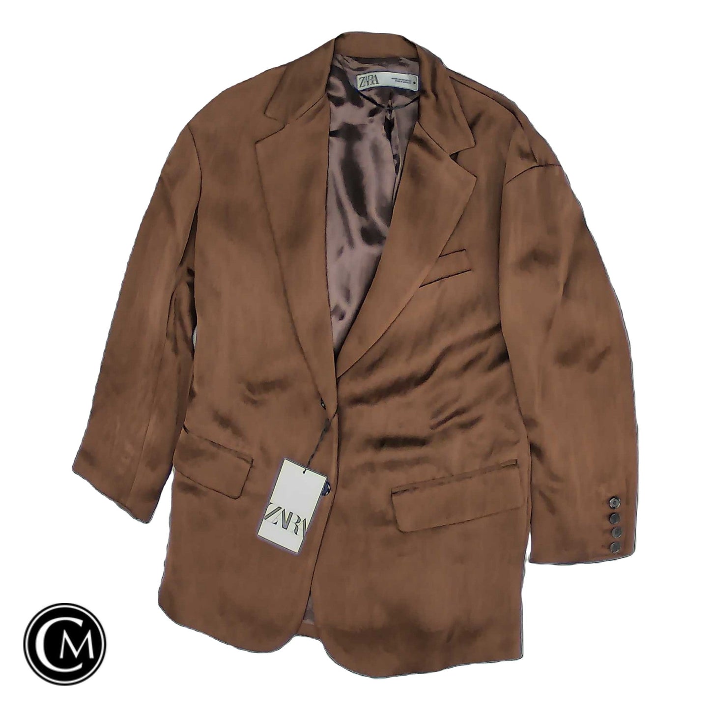 Blazer By Zara In Brown, Size: Xs