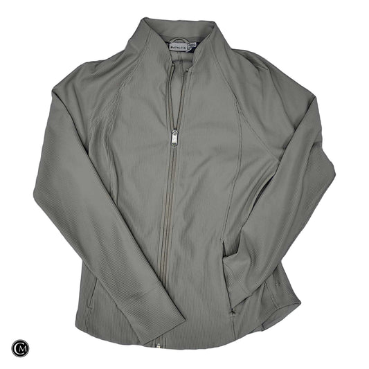 Athletic Jacket By Athleta In Cream, Size: L