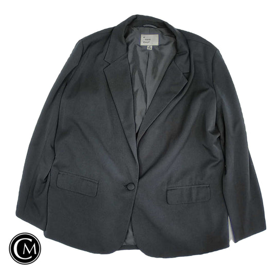 Blazer By A New Day In Black, Size: 18