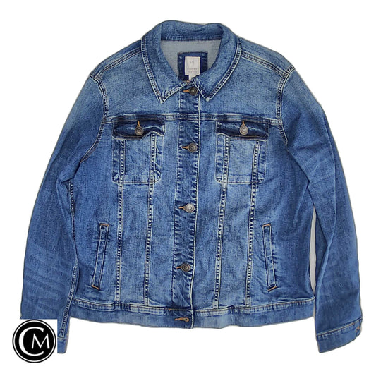 Jacket Denim By Lc Lauren Conrad In Blue Denim, Size: Xl
