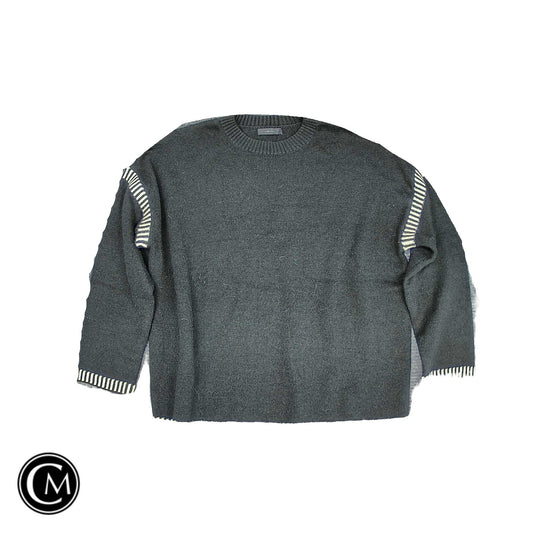 Sweater By Dokotoo In Black & White, Size: 2x