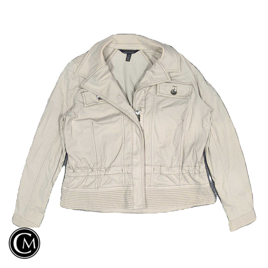 Jacket Other By White House Black Market In Cream, Size: L image 1