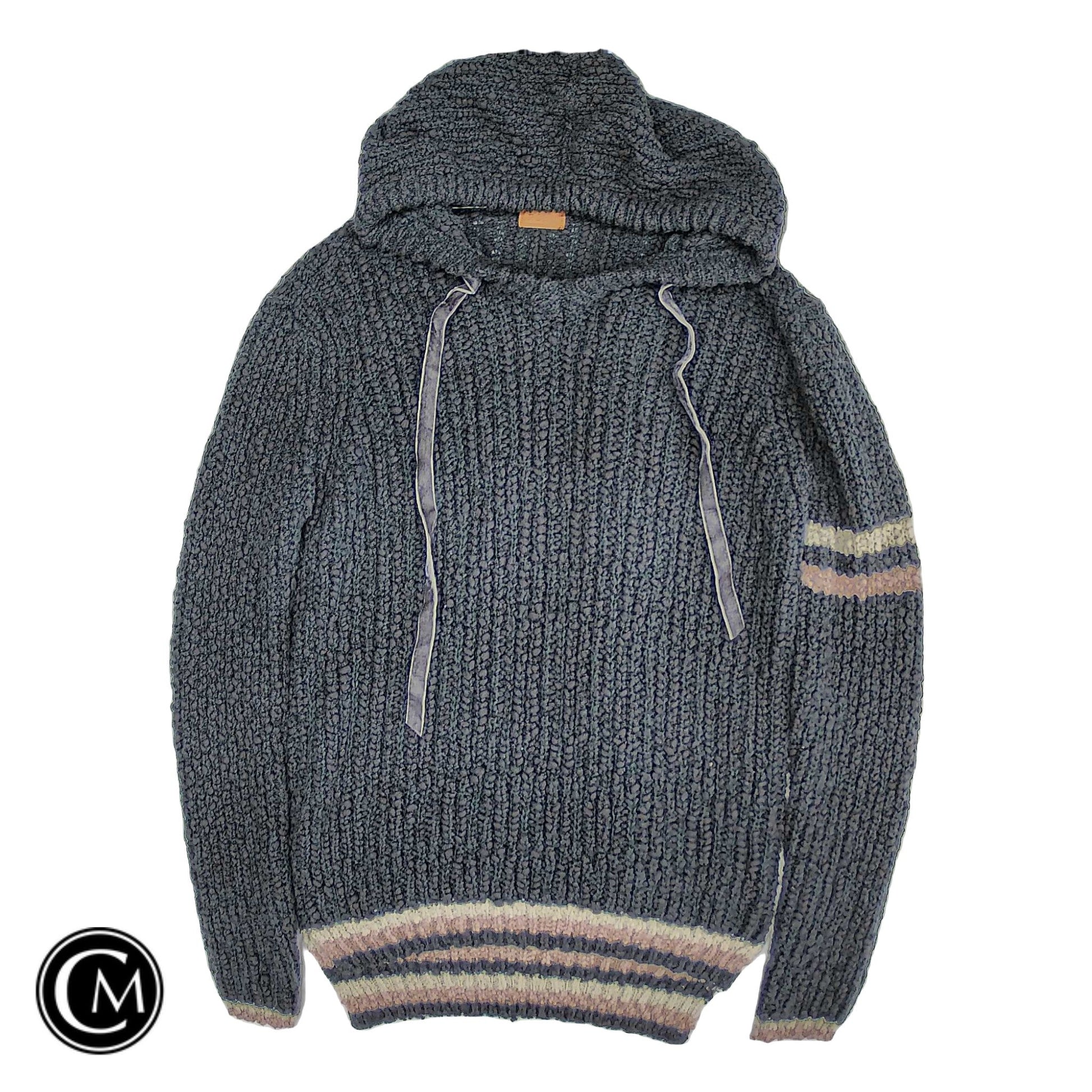 Sweatshirt Hoodie By Pol In Grey, Size: M image 1