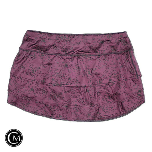 Athletic Skort By Athleta In Purple, Size: L