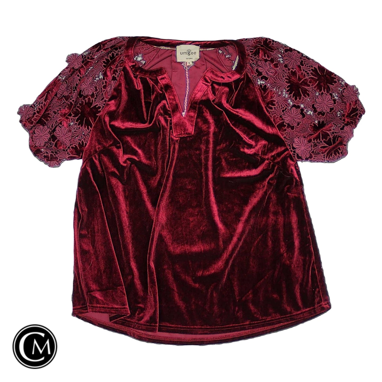 Top Ss By Umgee In Maroon, Size: S