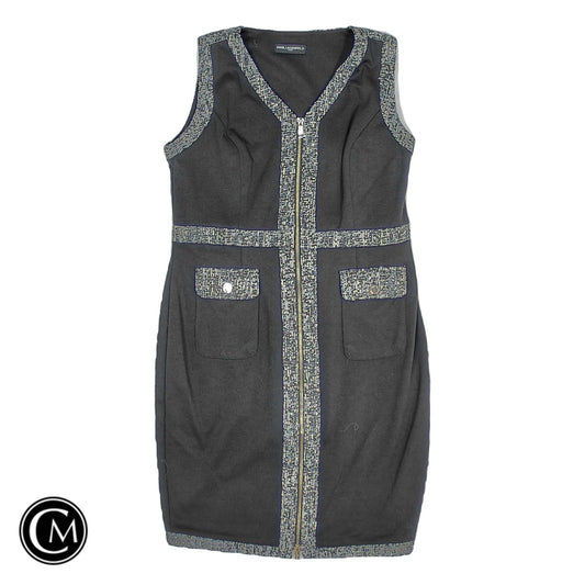 Dress Designer By Karl Lagerfeld In Black & White, Size: M