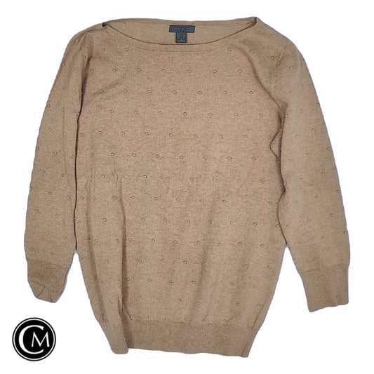Sweater By Ann Taylor In Brown, Size: Xs