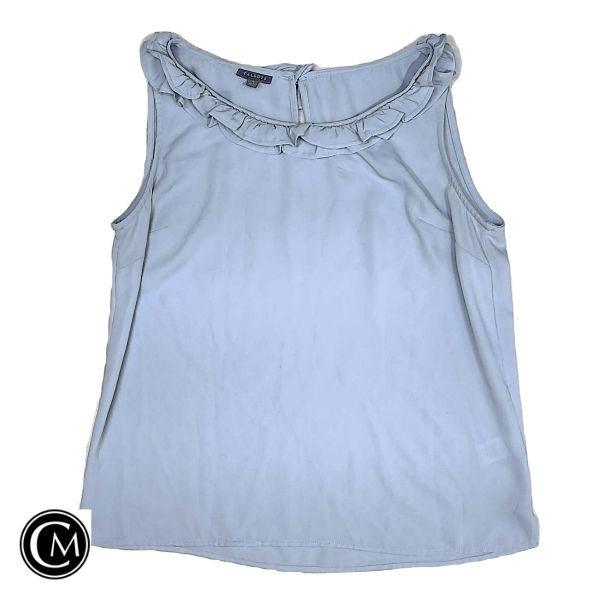 Top Sleeveless By Talbots In Blue, Size: S image 1