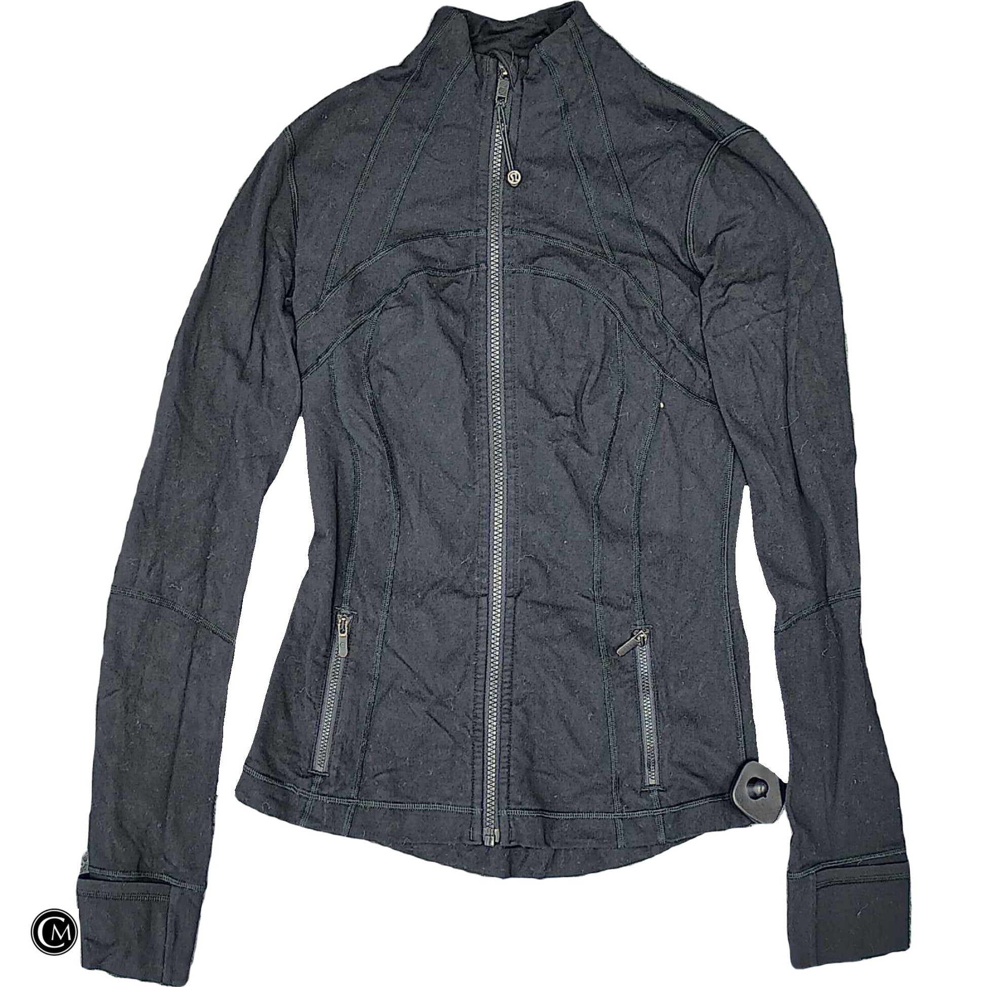 Athletic Jacket By Lululemon In Black, Size: S image 1