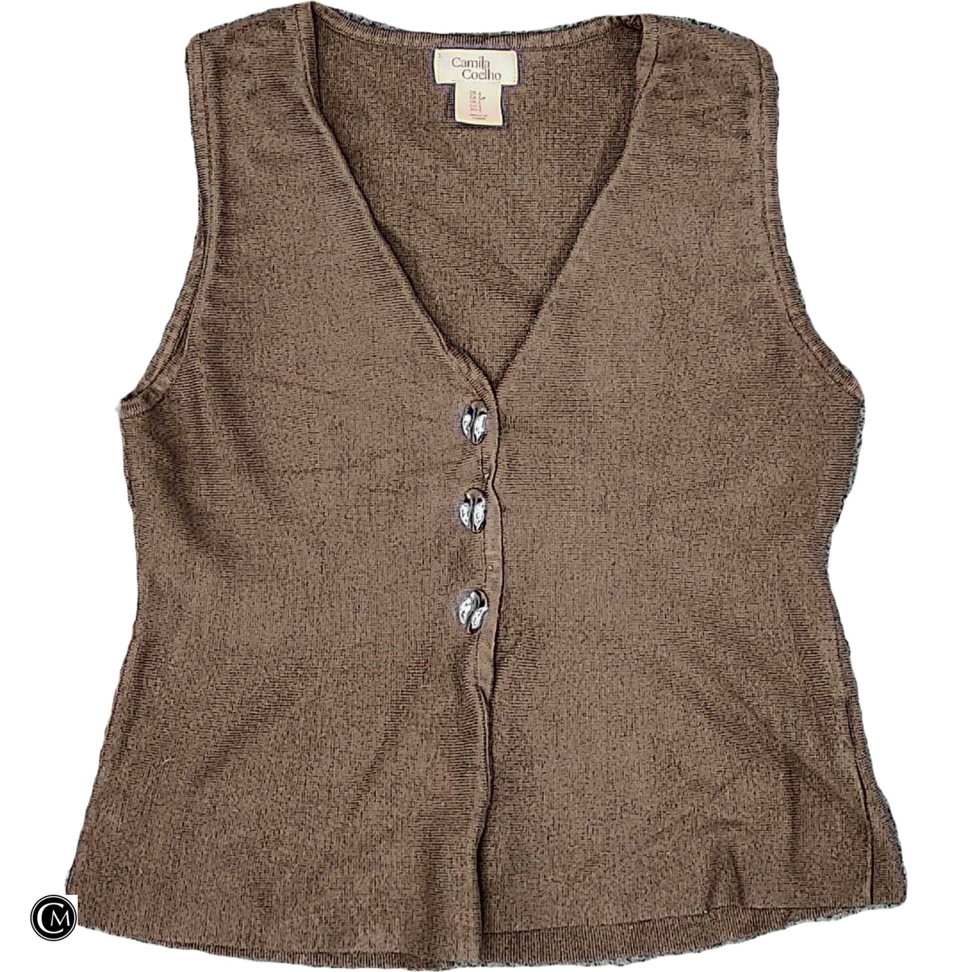 Vest Other By Cma In Brown, Size: S image 1