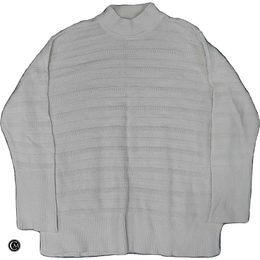 Sweater By Loft In Cream, Size: Xl image 1