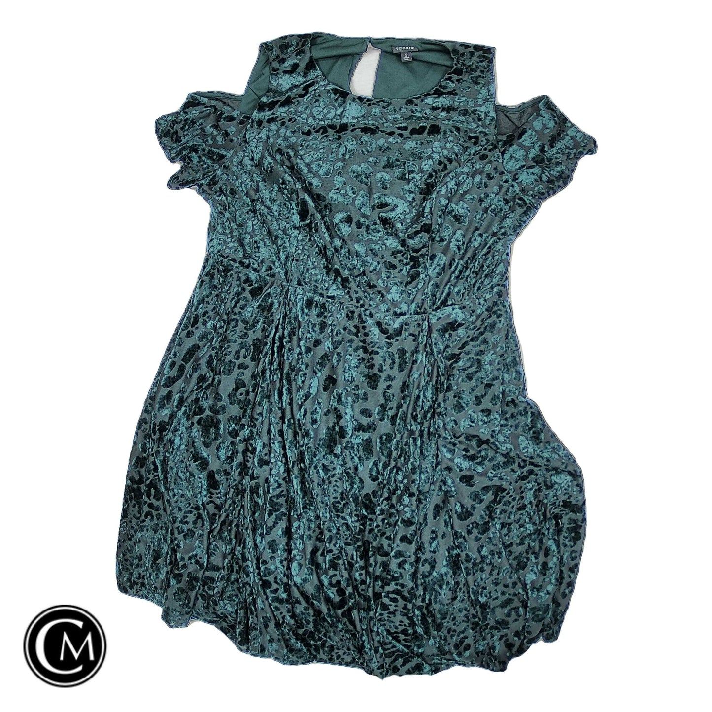 Dress Casual Short By Torrid In Black & Green, Size: 2x