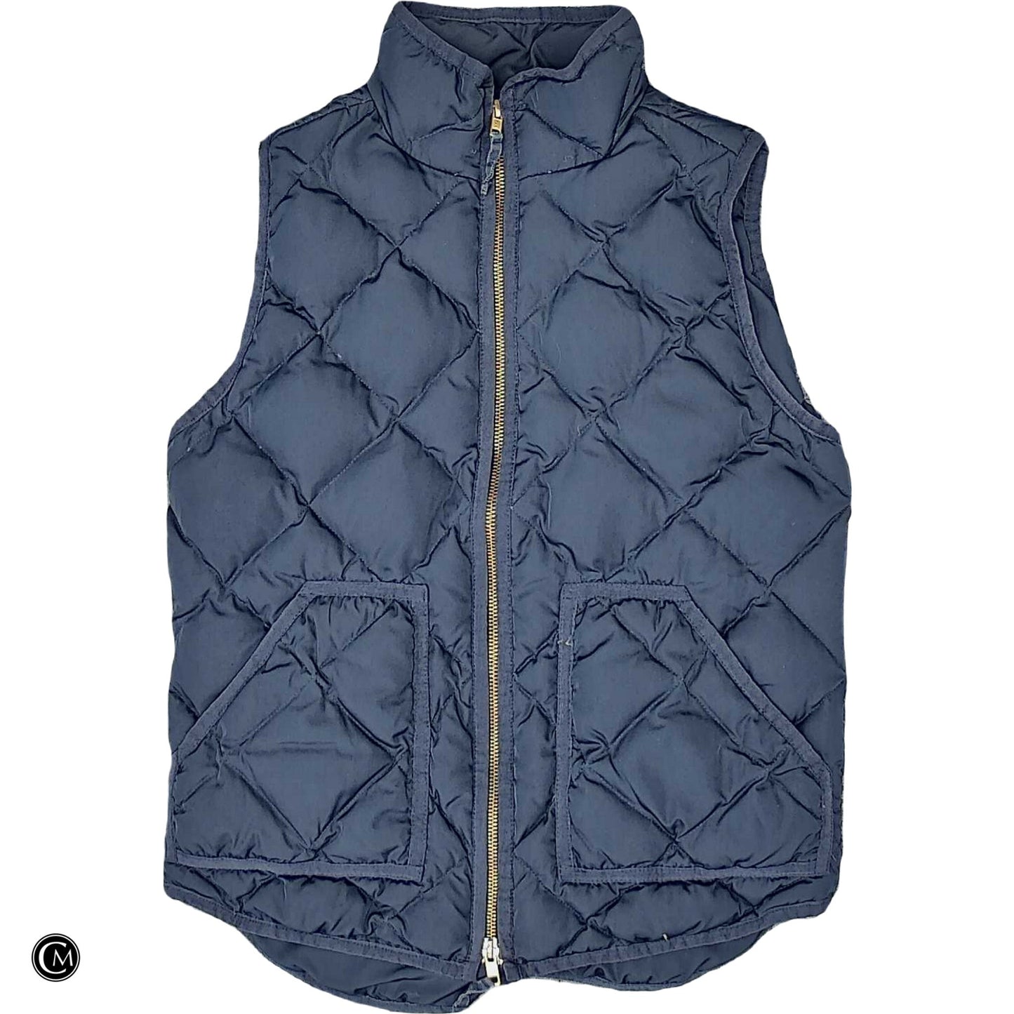 Vest Puffer & Quilted By J. Crew In Navy, Size: Xs