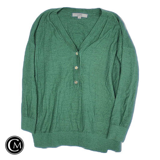 Cardigan By Loft In Green, Size: S