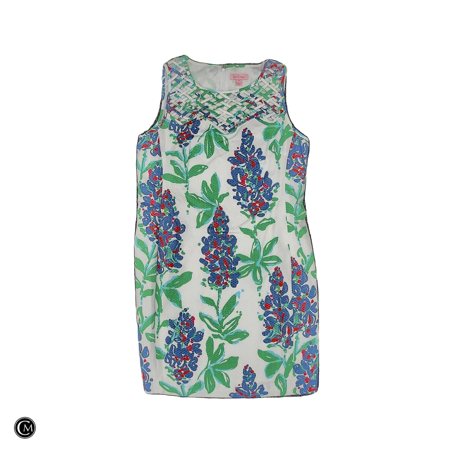 Dress Designer By Lilly Pulitzer In Blue & Green, Size: S