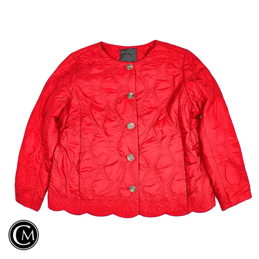 Jacket Puffer & Quilted By Talbots In Red, Size: Xl
