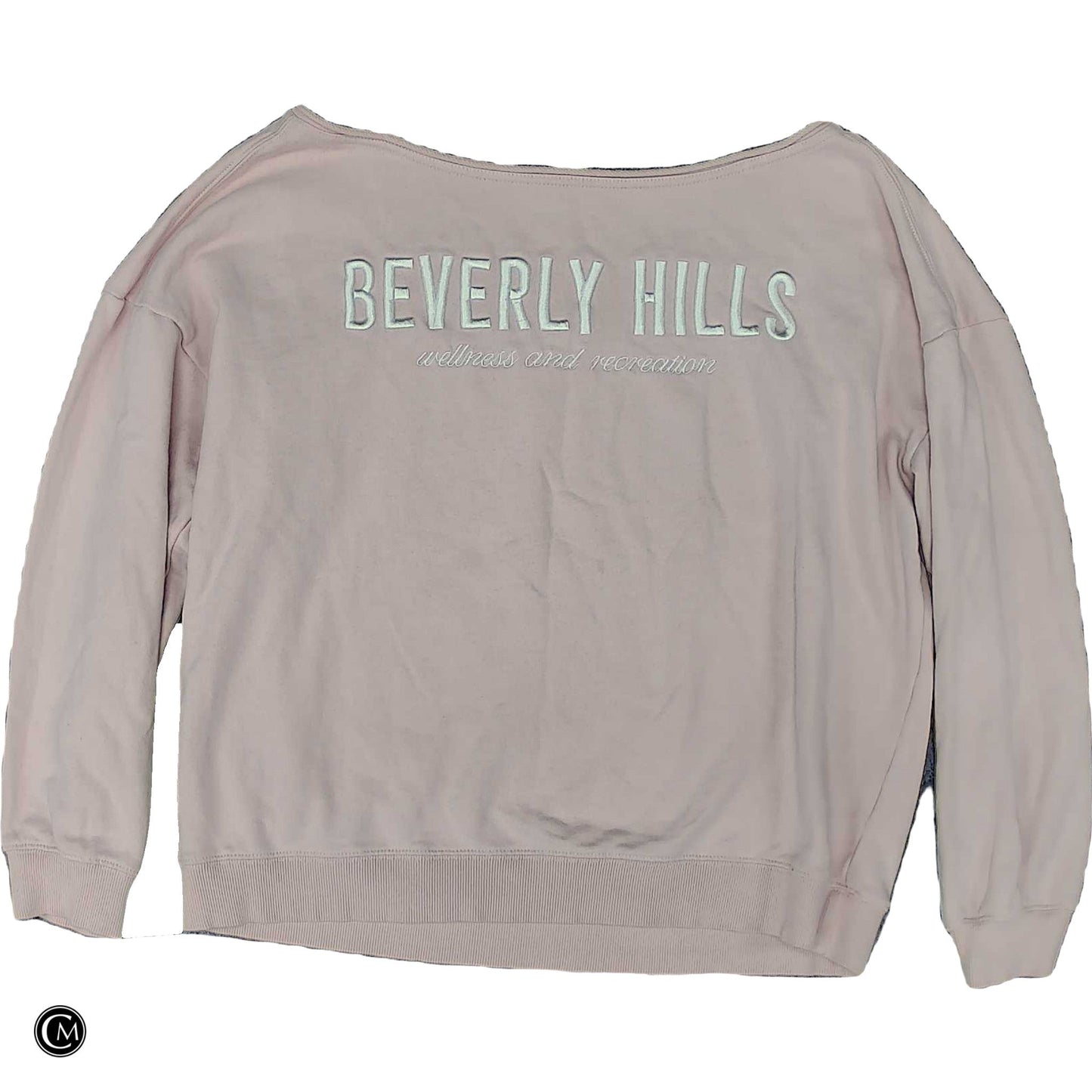 Sweatshirt Crewneck By Garage In Pink, Size: M