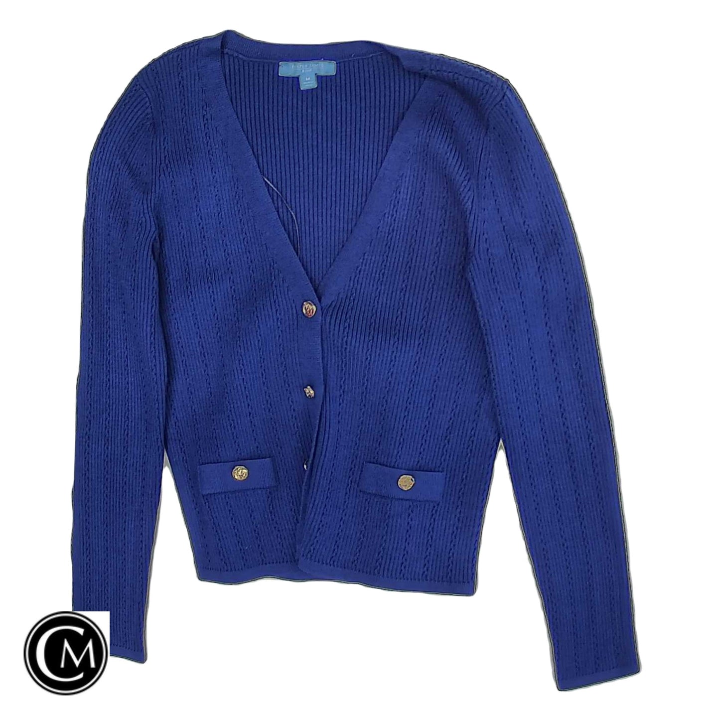 Cardigan By Draper James Rsvp In Blue, Size: M