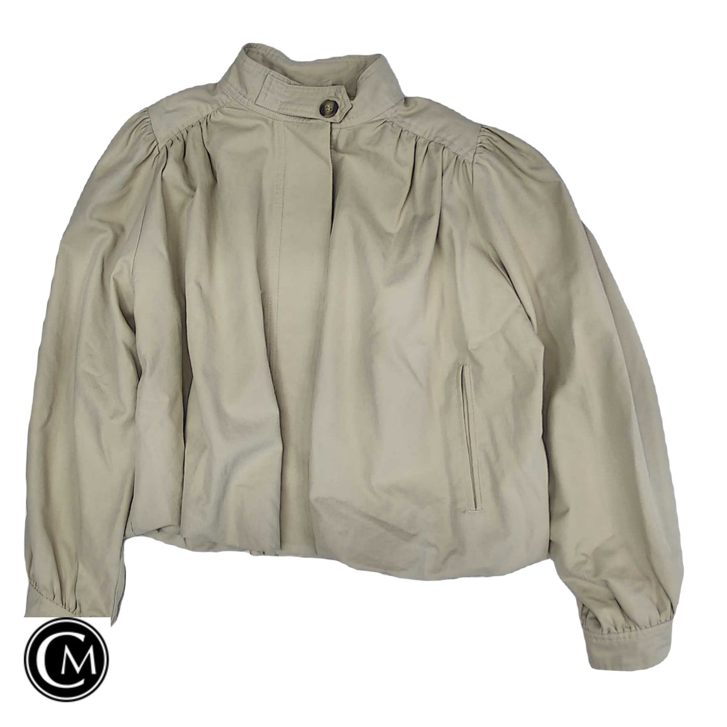 Jacket Shirt By Cmc In Tan, Size: S