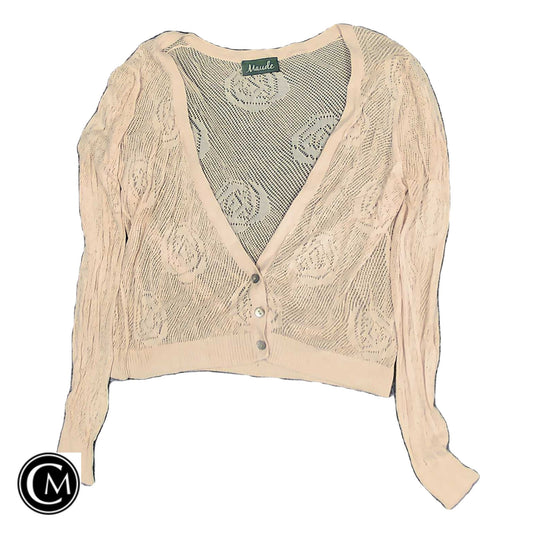 Cardigan By Clothes Mentor In Pink, Size: S