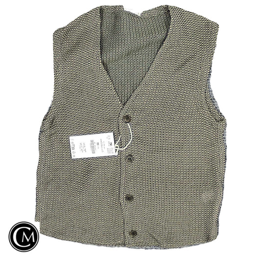 Vest Sweater By Zara In Green, Size: M
