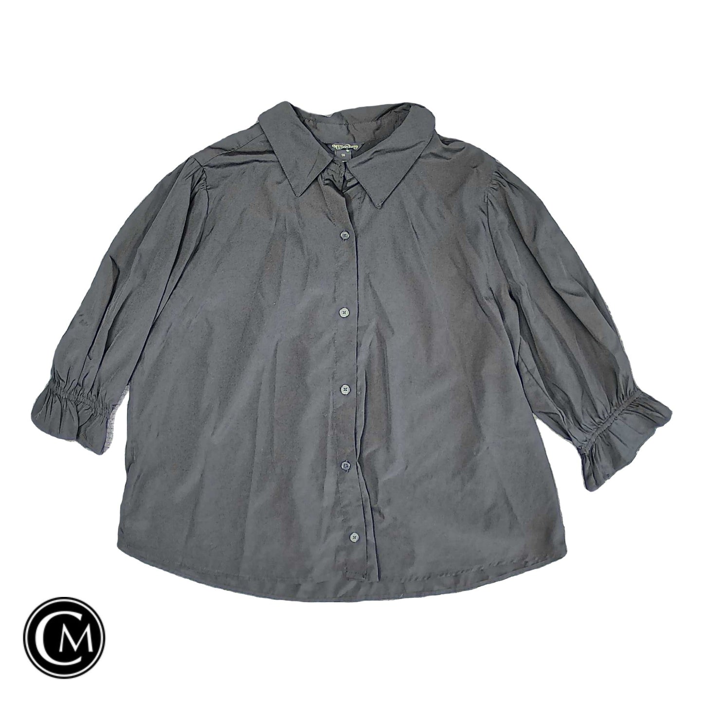 Top Ls By Clothes Mentor In Black, Size: 1x