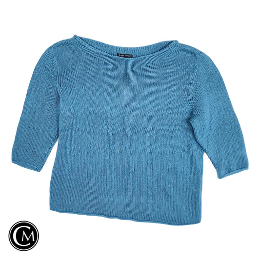 Sweater By Eileen Fisher In Blue, Size: L