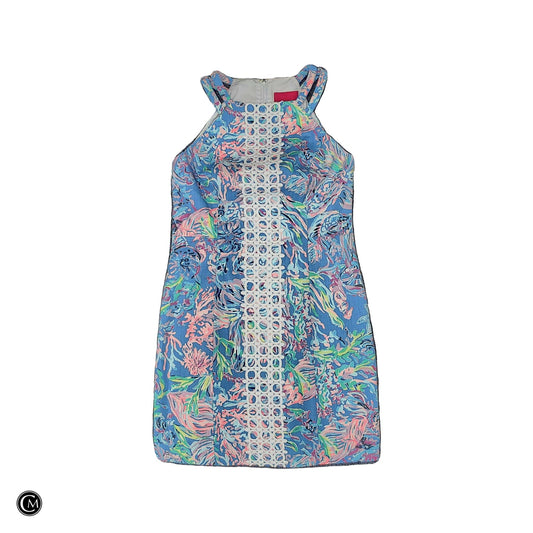 Dress Designer By Lilly Pulitzer In Blue & Pink, Size: S image 1