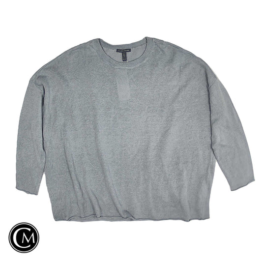 Sweatshirt Crewneck By Eileen Fisher In Grey, Size: Xl