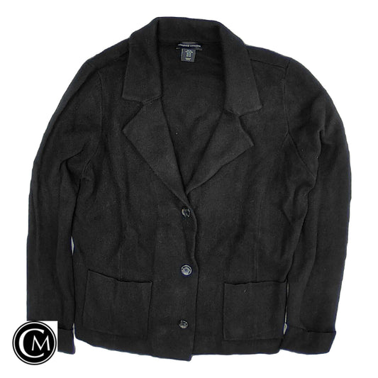 Blazer By Adrienne Vittadini In Black, Size: Xl
