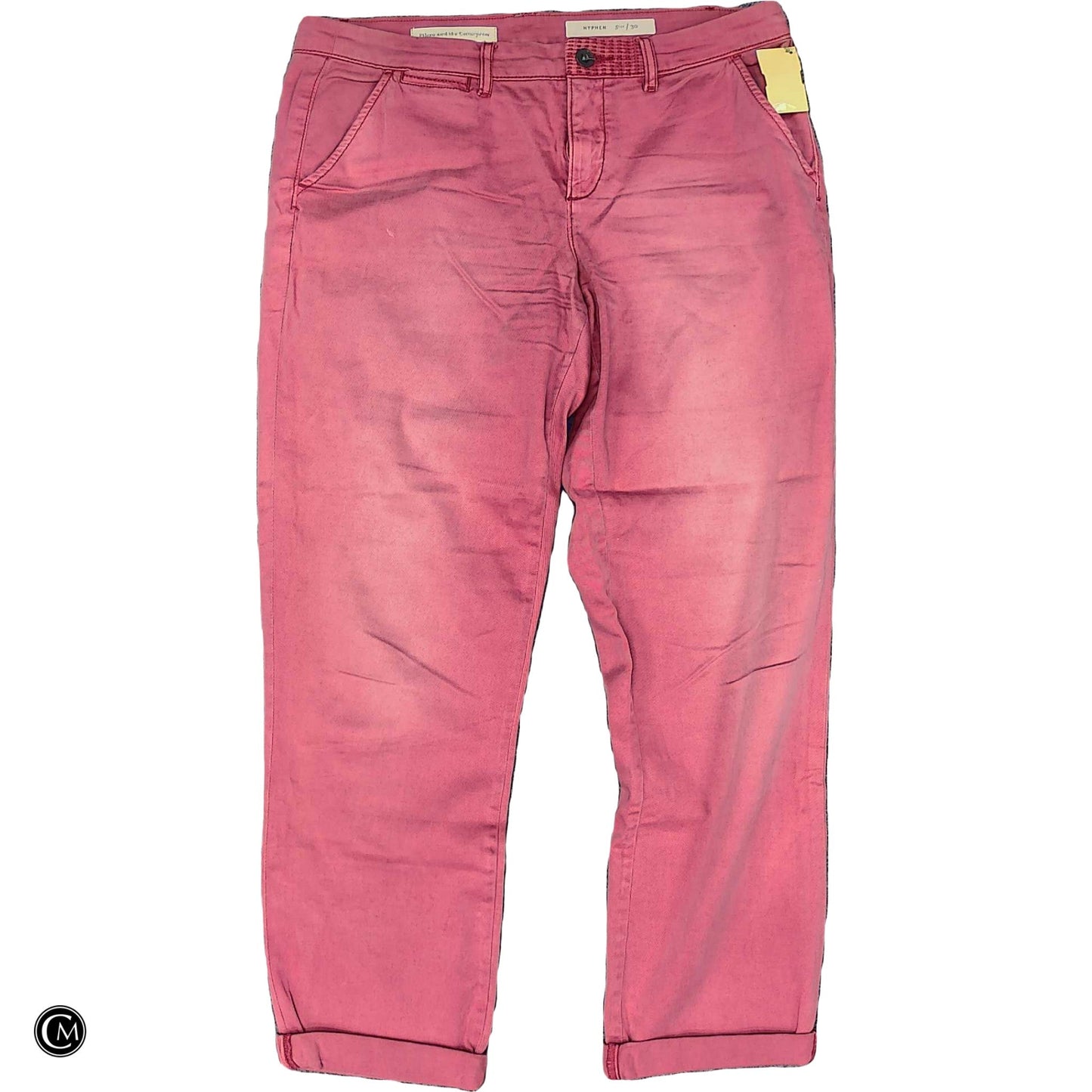 Jeans Straight By Pilcro In Pink Denim, Size: 10 image 1