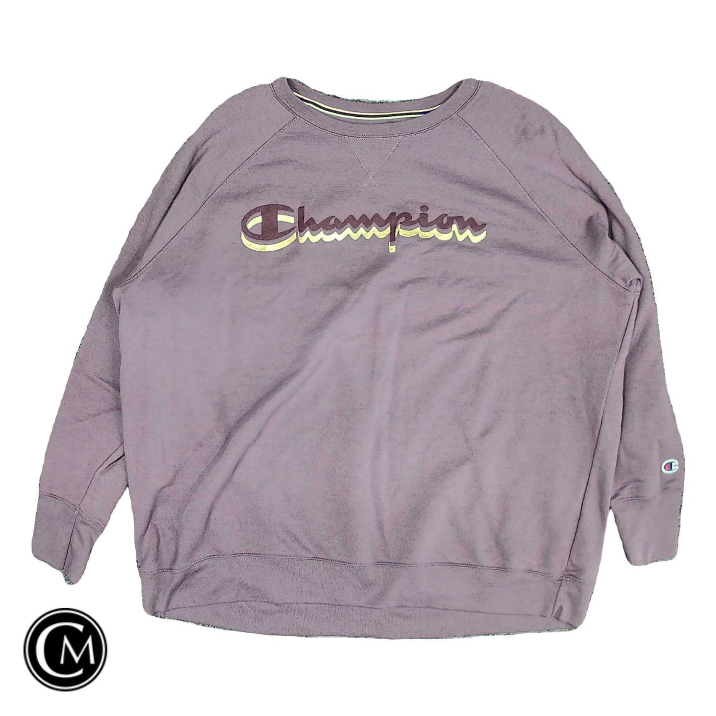 Sweater By Champion In Purple, Size: 2x
