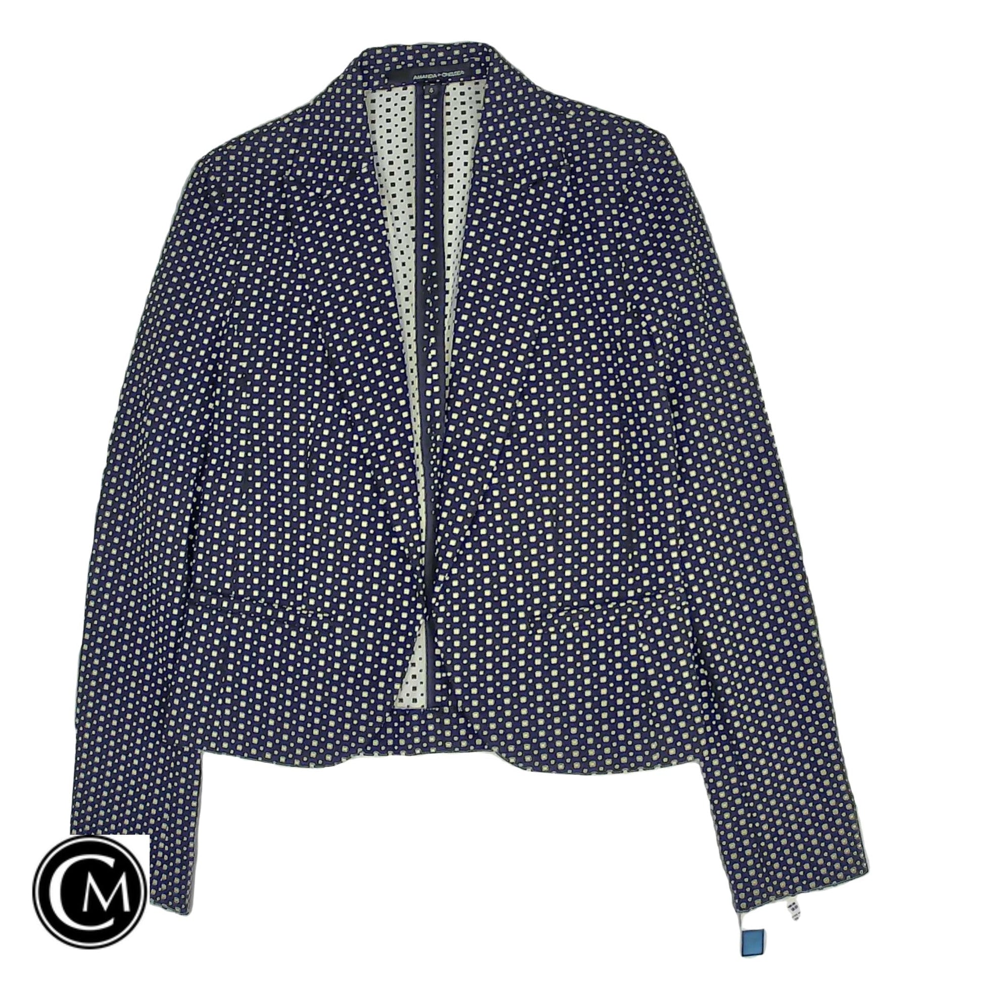 Blazer By Amanda + Chelsea In Black & White, Size: 4 image 1