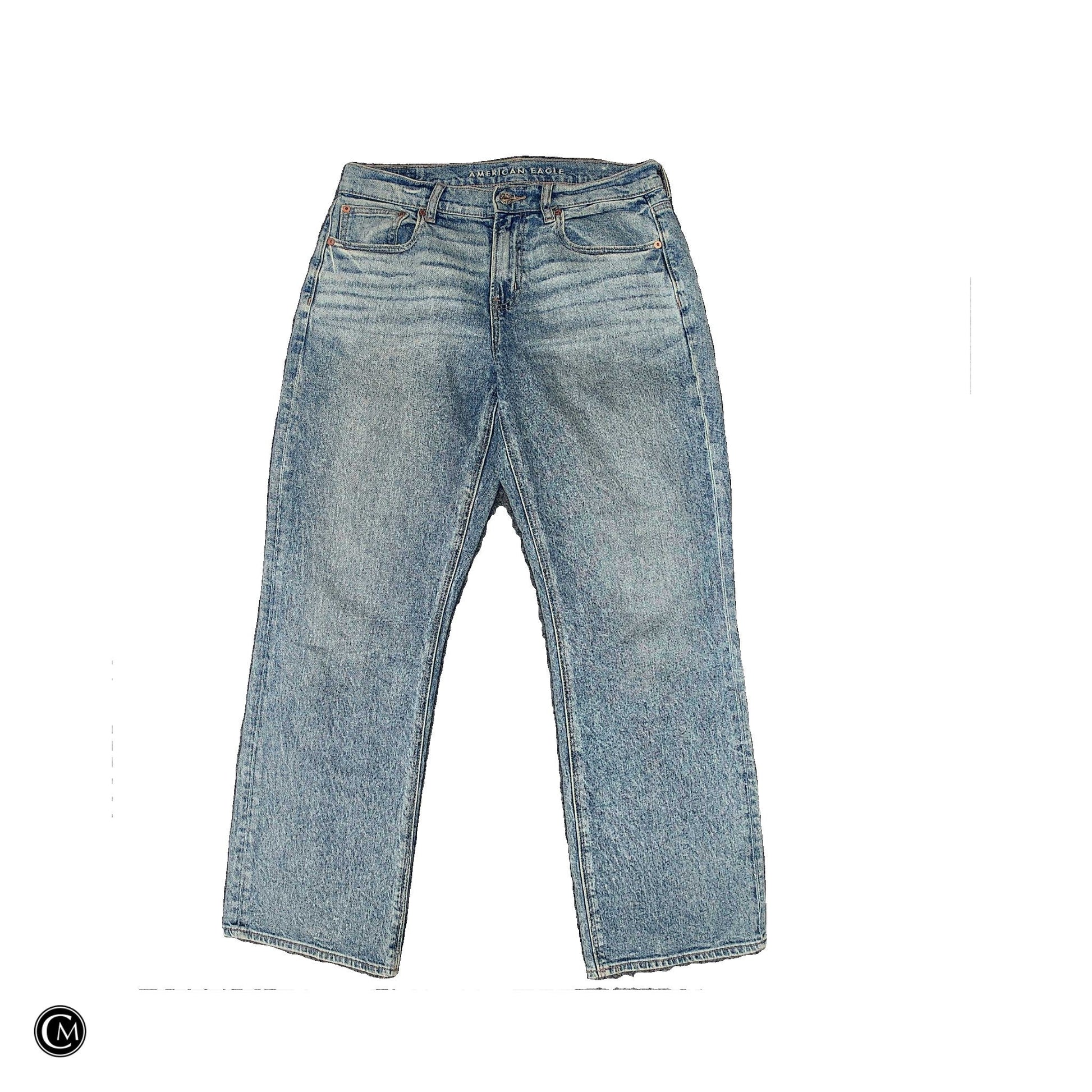 Jeans Boot Cut By American Eagle In Blue Denim, Size: 10 image 1