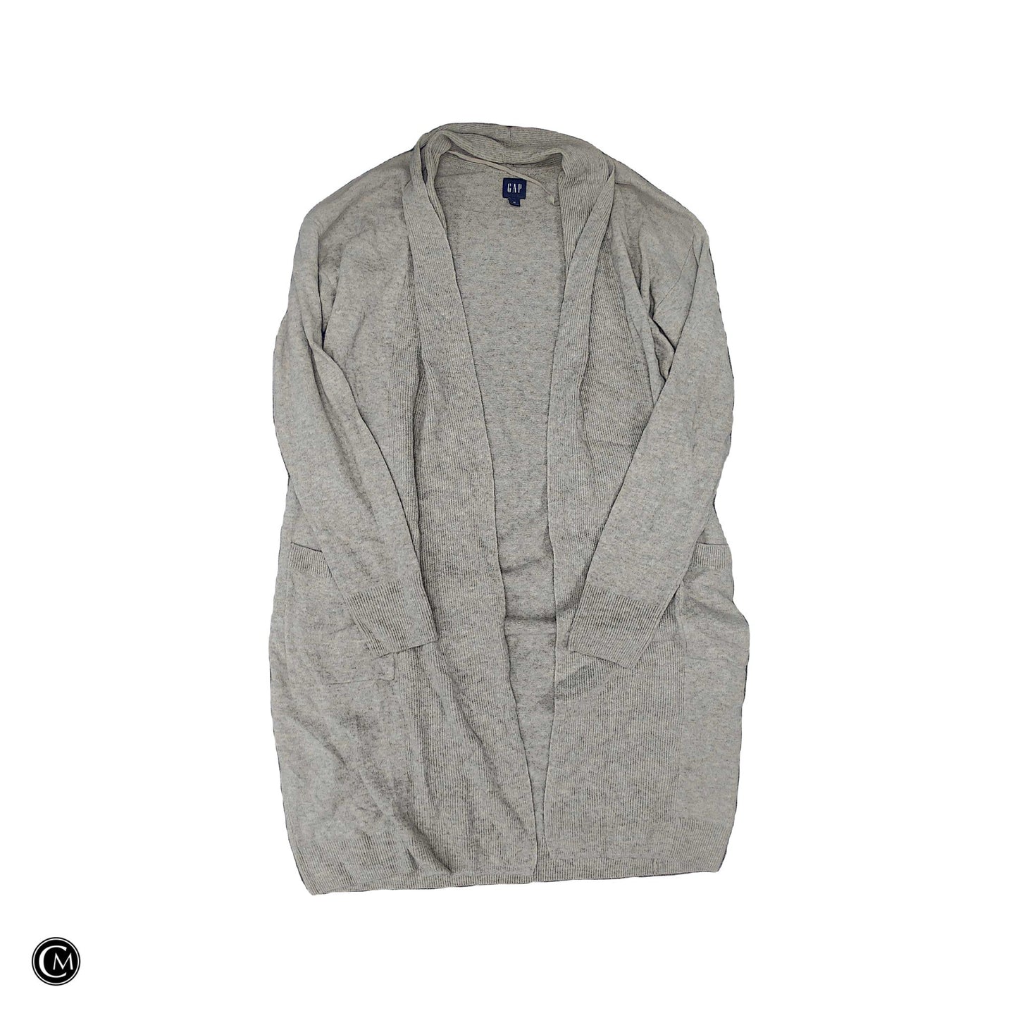 Sweater Cardigan By Gap In Beige, Size: M