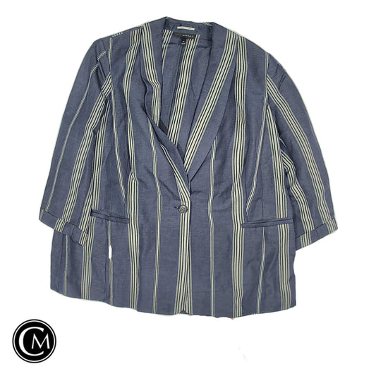 Blazer By Lane Bryant In Blue, Size: 22