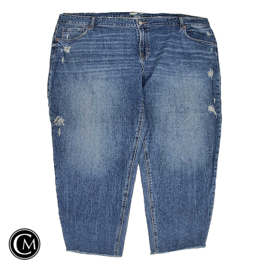 Jeans Cropped By Old Navy In Blue Denim, Size: 24