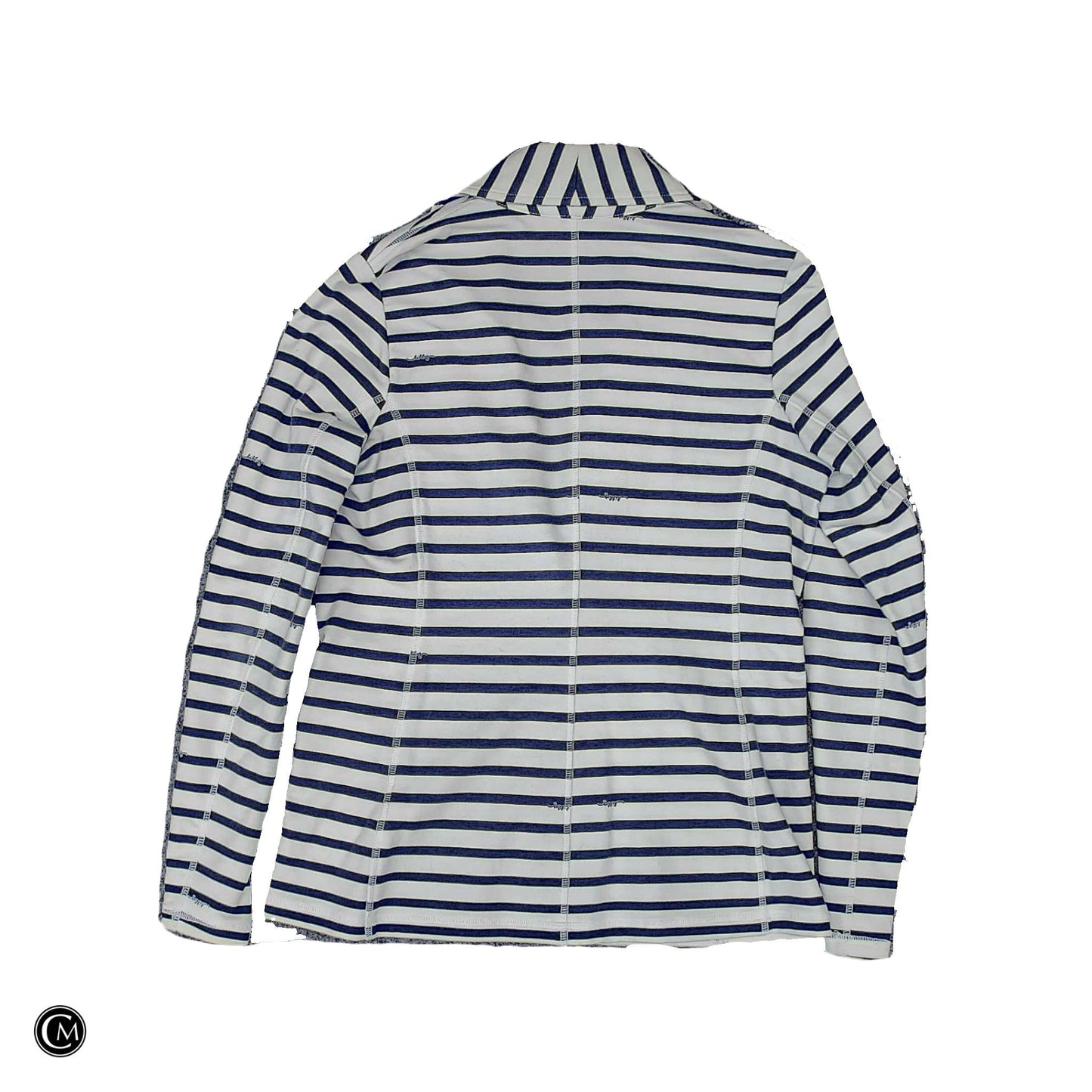 Blazer Designer By Lilly Pulitzer In Blue & White, Size: S