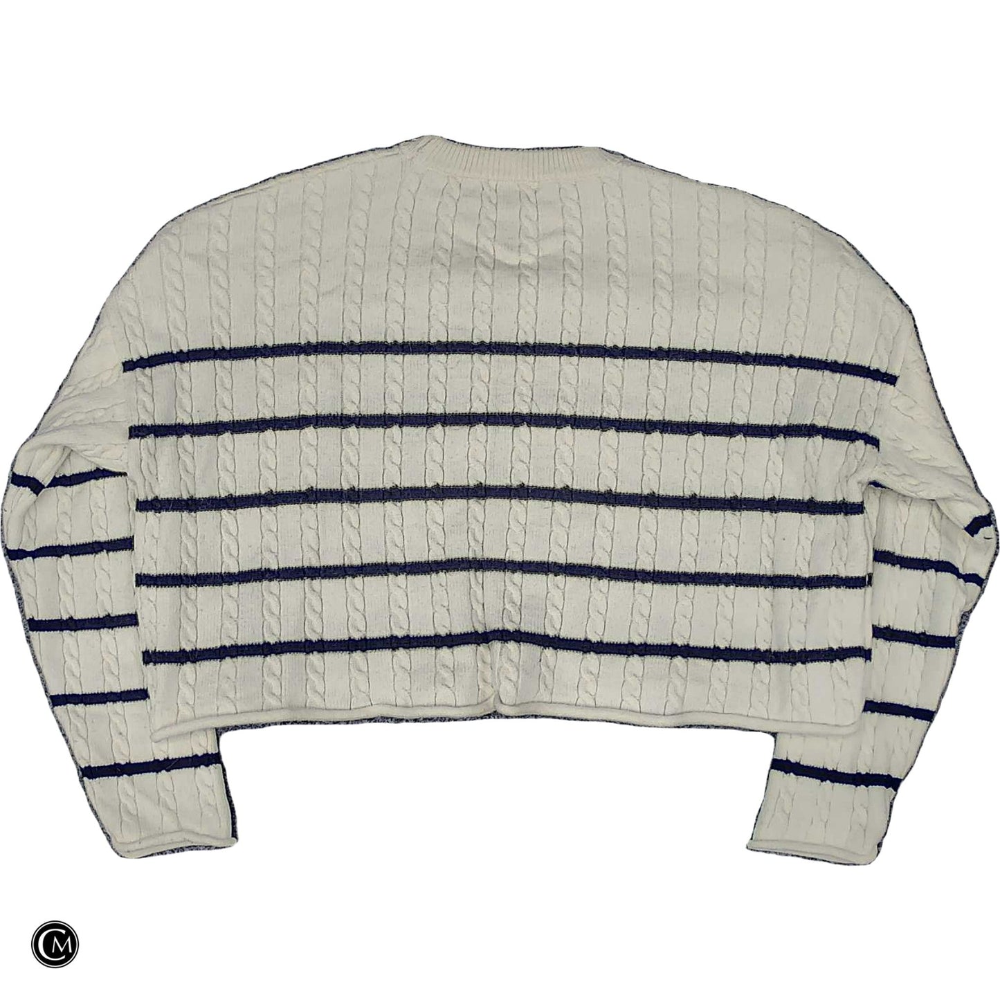 Sweater By Baevely In Black & Cream, Size: M