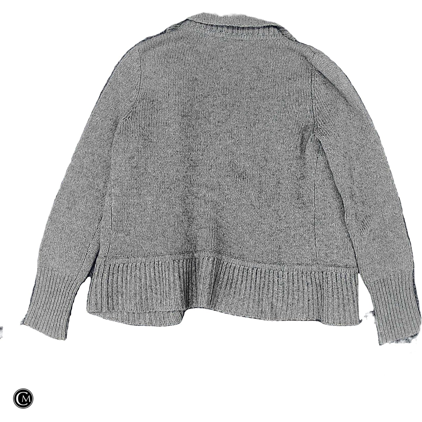 Sweater Cardigan By Talbots In Grey, Size: Sp